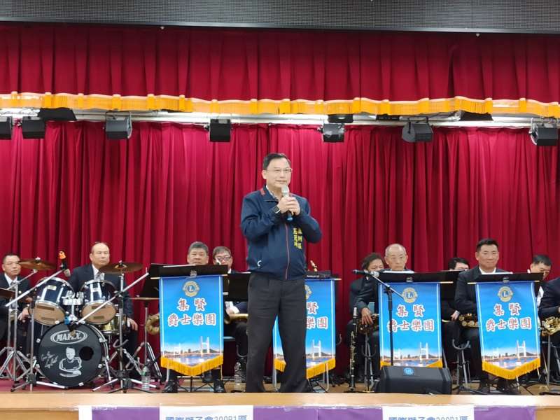 1.蘆洲莊區長為演奏會活動致詞
