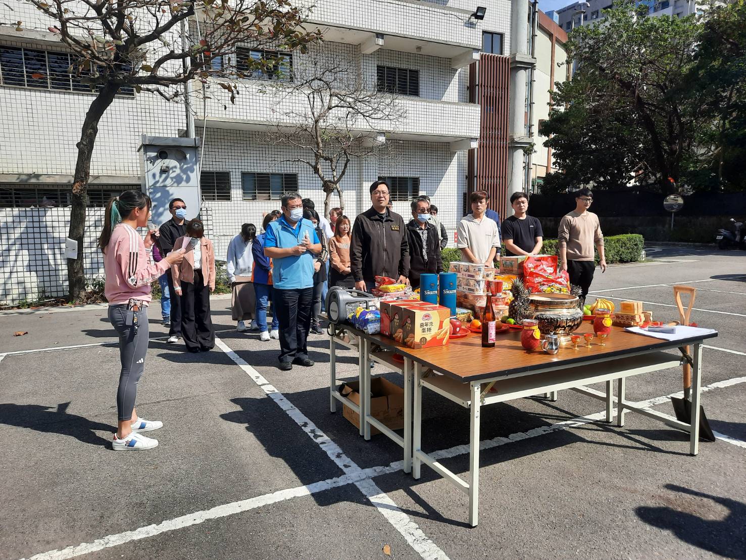 蘆洲區公所室外停車場工程開工儀式-第一部分