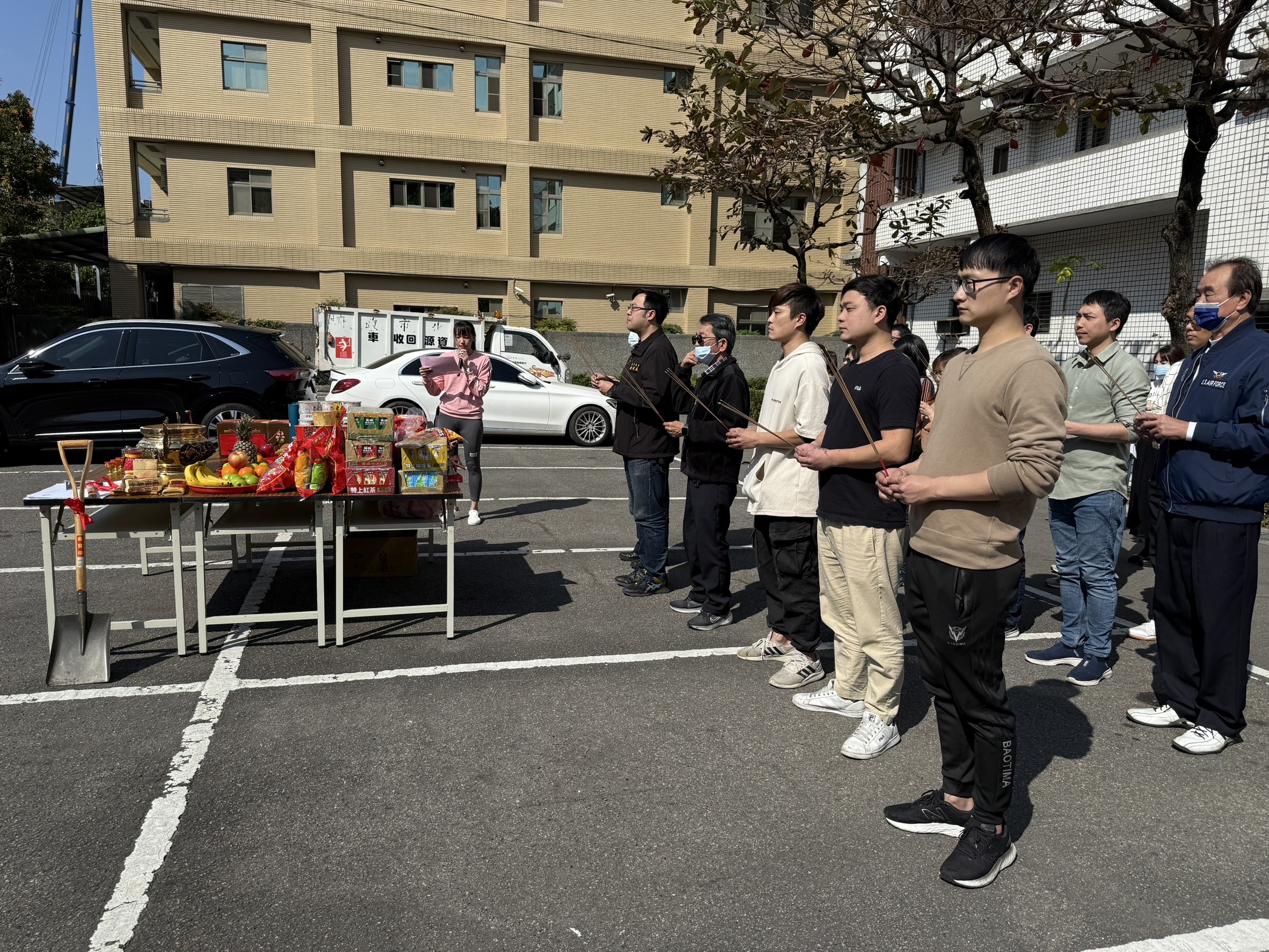 蘆洲區公所室外停車場工程開工儀式