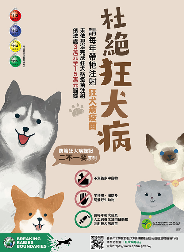 狂犬病海報宣導