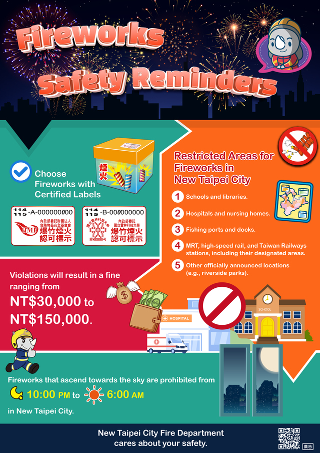 煙火施放小叮嚀-英文